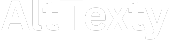 The word "AltTexty" in large, bold, white sans-serif font against a black background.
